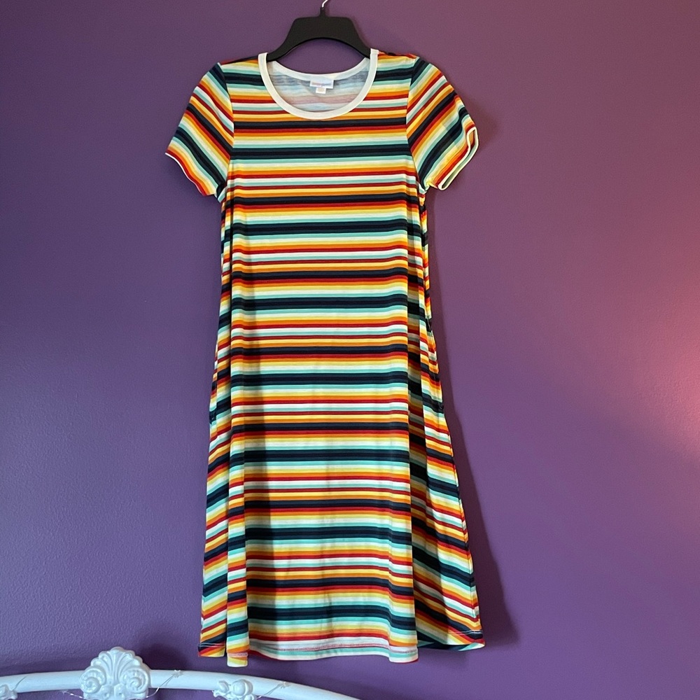 Lularoe Rainbow Summer Dress